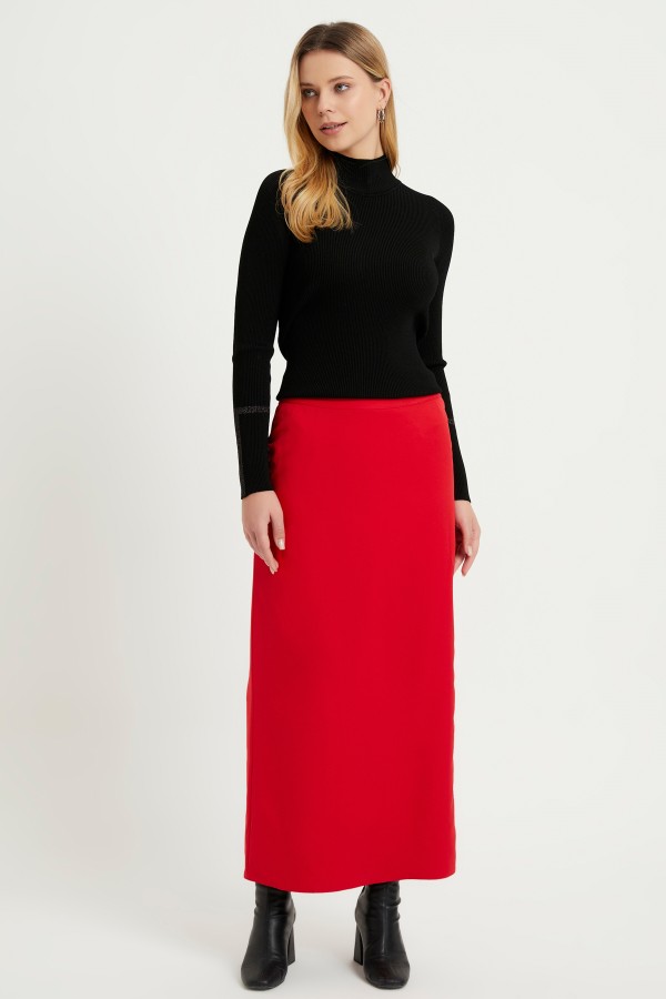 Pencil Skirt - Red
