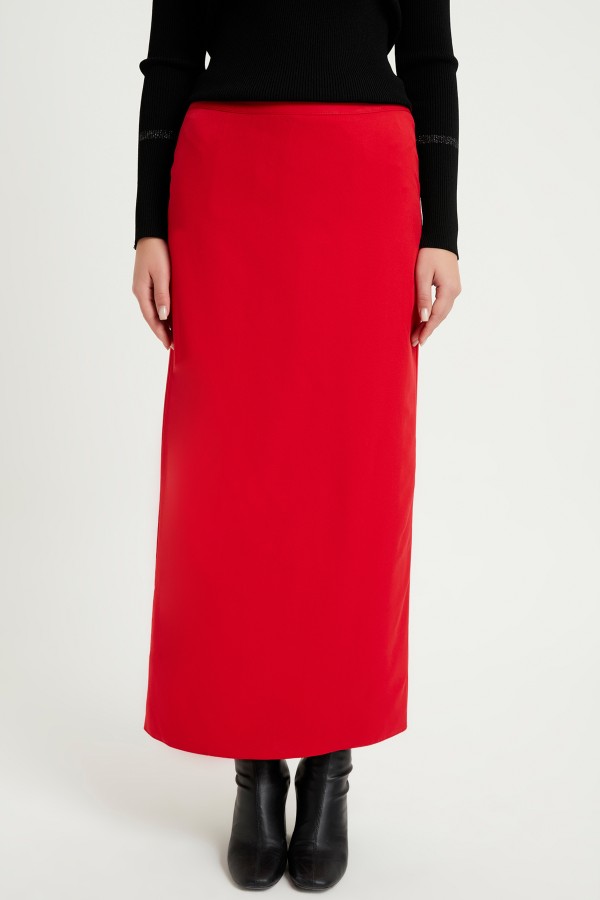 Pencil Skirt - Red