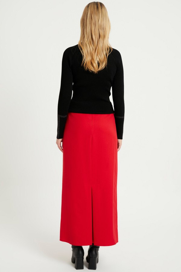 Pencil Skirt - Red
