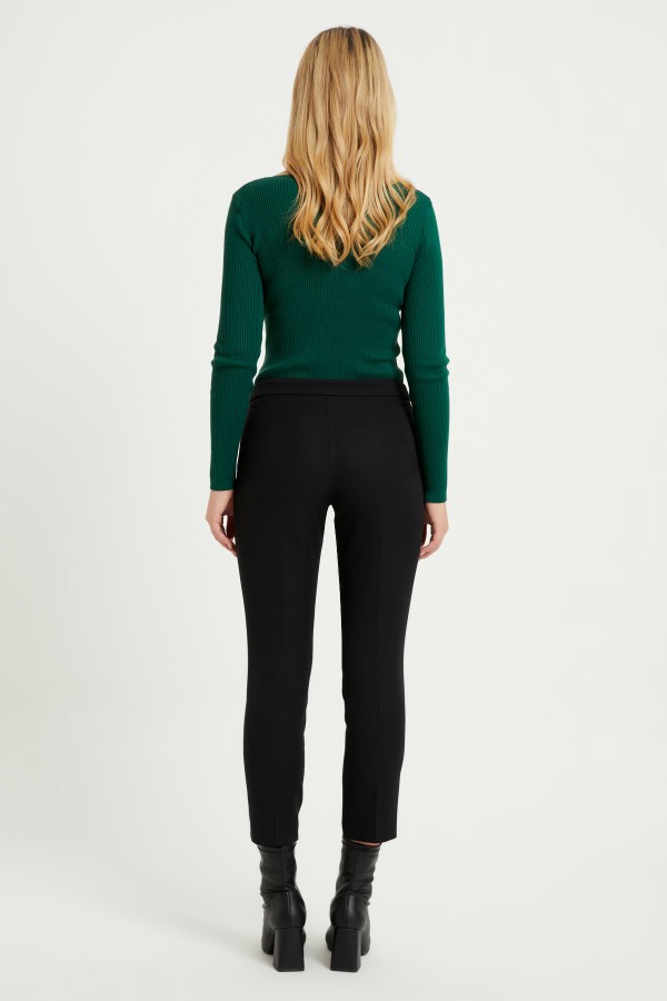 Cigarette 3 Çıtlı Pantolon - Siyah