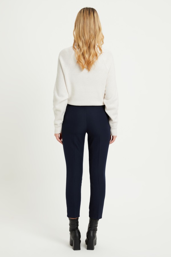 Cigarette 3 Çıtlı Pantolon - Lacivert