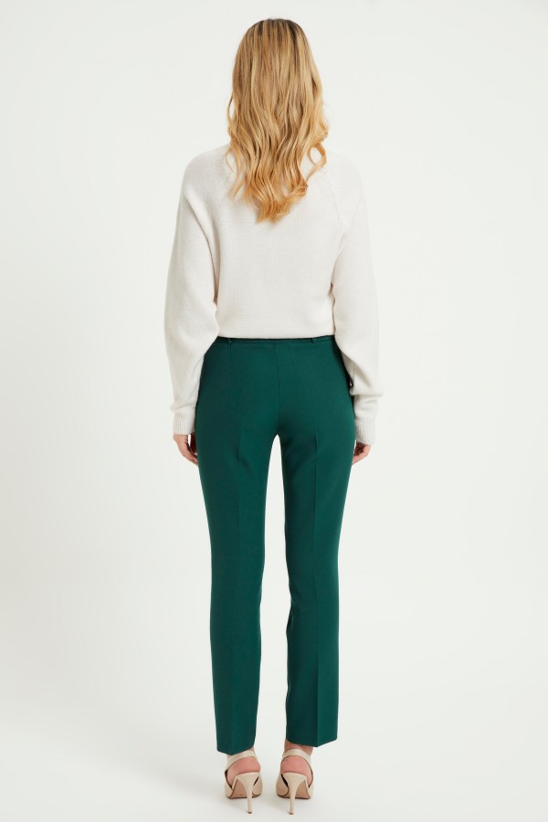 Yüksek Bel Pantolon - Zümrüt