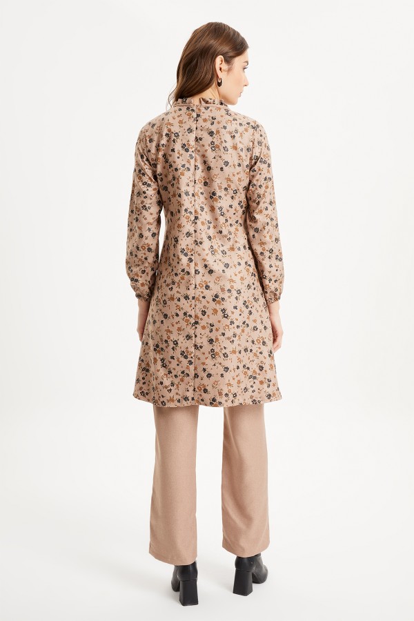 Desenli Tunik Pantolon Takım