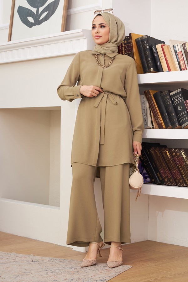 Zincir Kolyeli Takım - Vizon