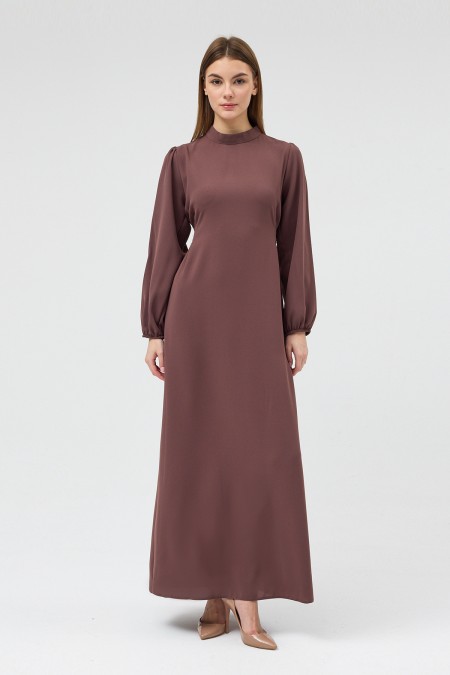 Nevra Belted Dress - Mink