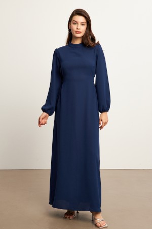 Nevra Belted Dress - Indigo Nevra Belted Dress - Indigo