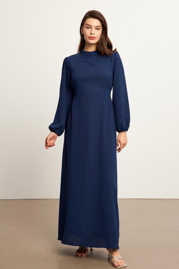 Nevra Belted Dress - Indigo Nevra Belted Dress - Indigo